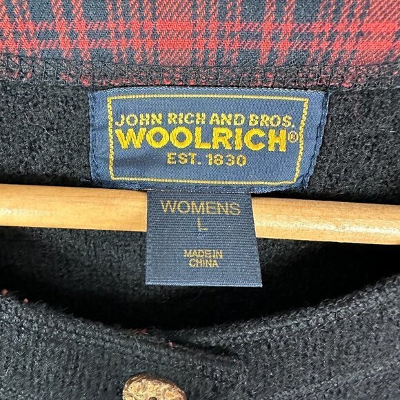 Vintage Woolrich  100% Wool  Patchwork Button Down Vest  Womens Large - Picture 2 of 4